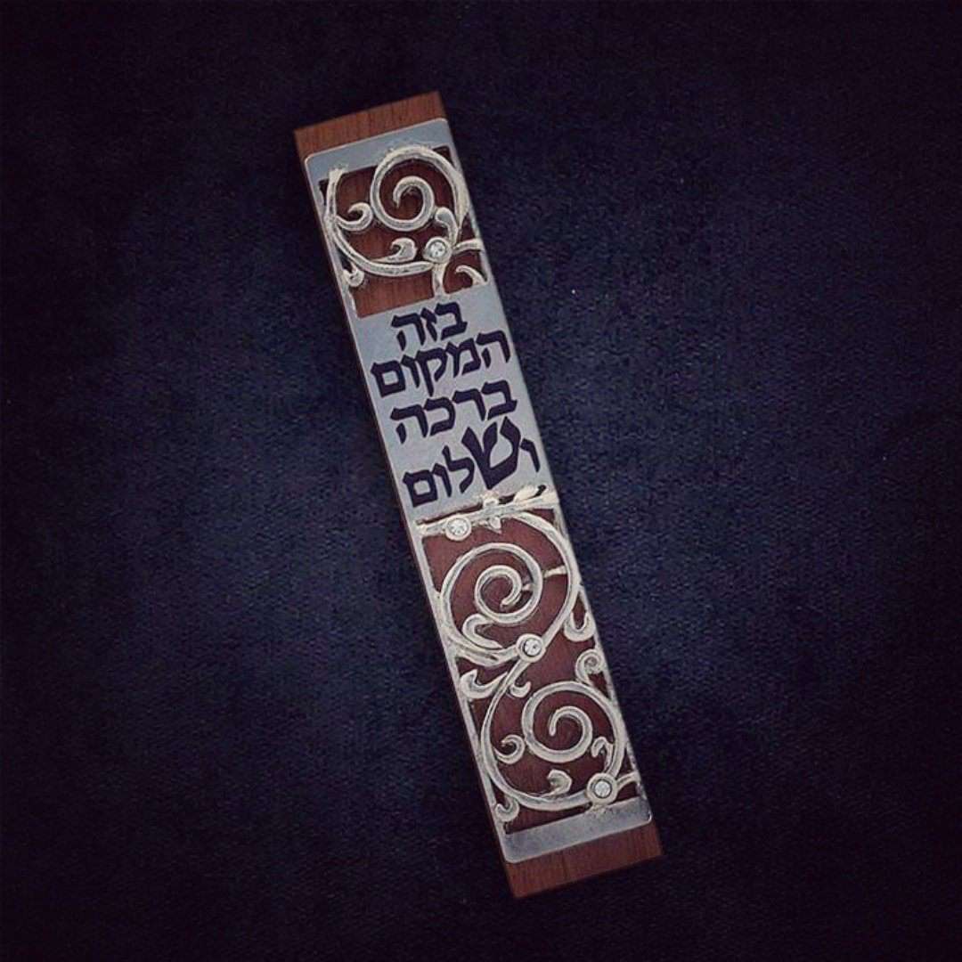 A Place of Blessing Wood Mezuzah