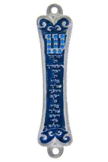 Birchat Cohanim Mezuzah-Blue