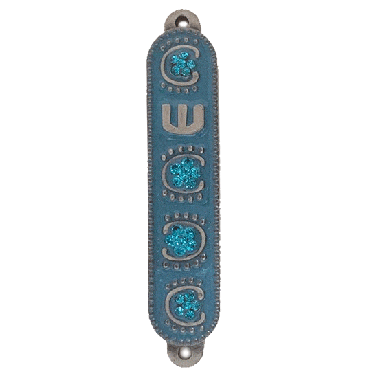 Blue Sky Mezuzah