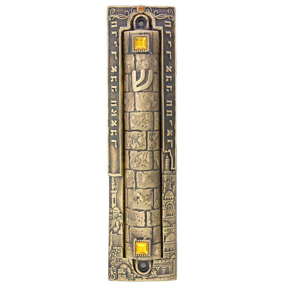Brass City Gates Mezuzah - Extra Large