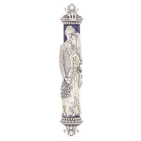 Bride and Groom Mezuzah