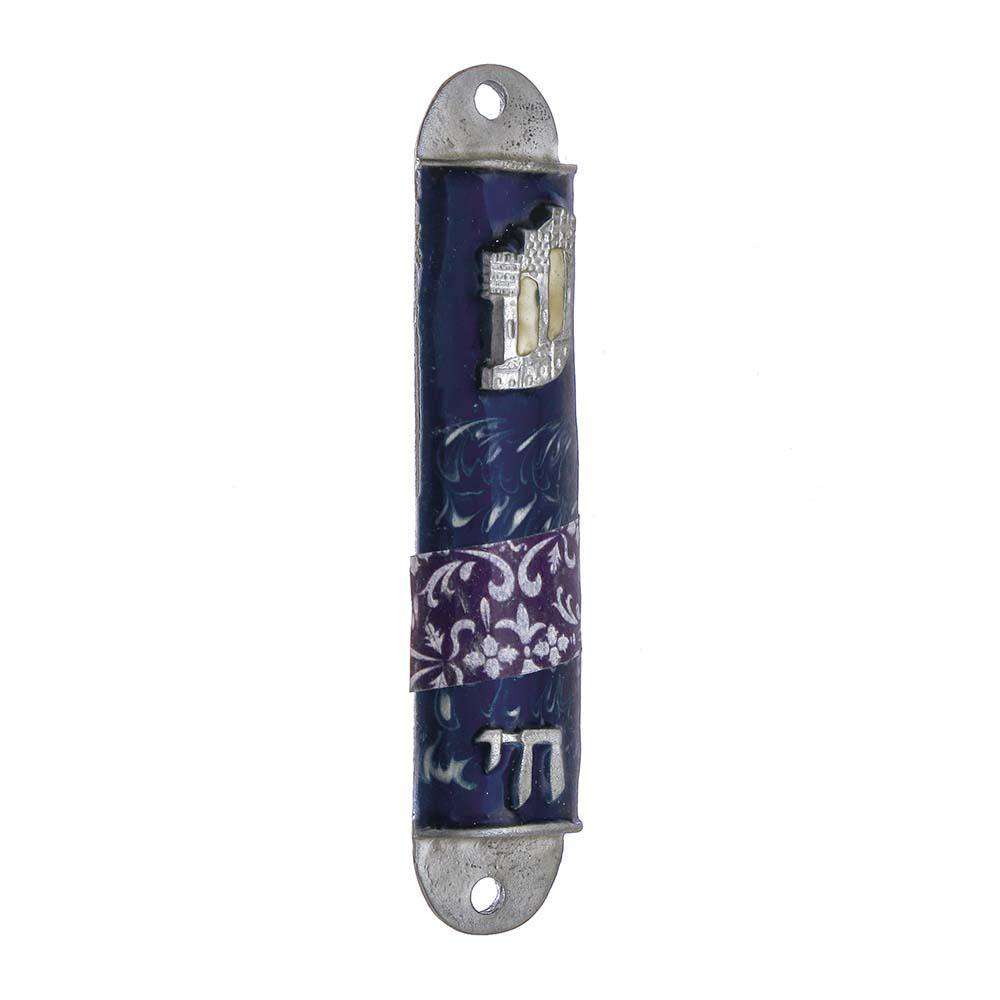 Chai Pewter Mezuzah