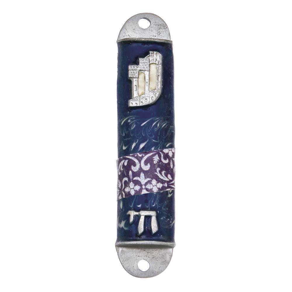 Chai Pewter Mezuzah