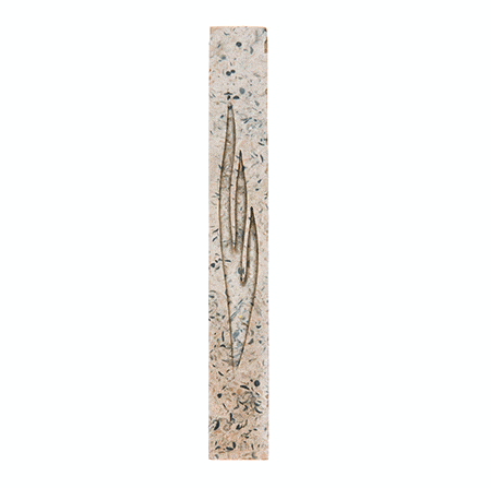 Classic Gray Stone Mezuzah