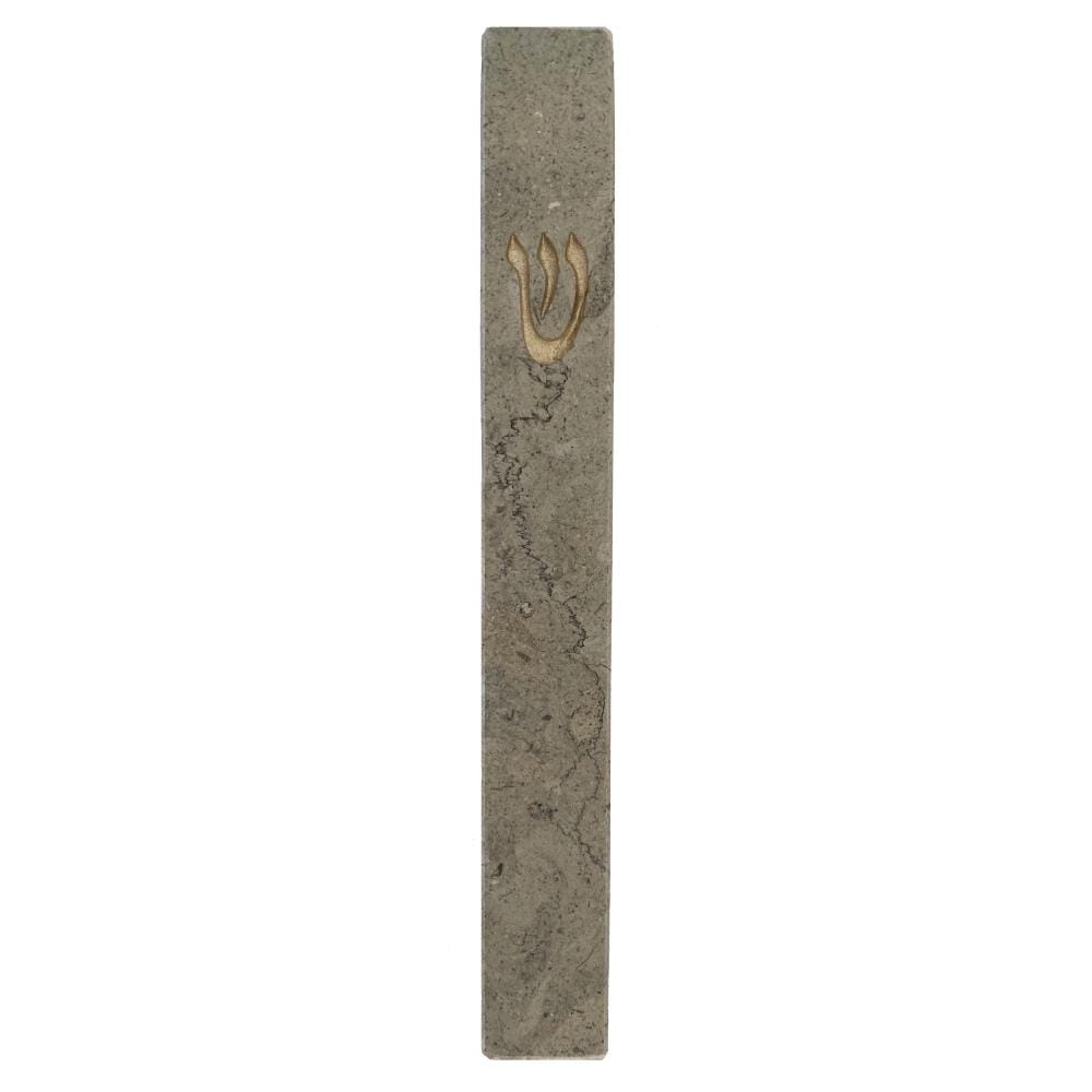 Classic Gray Stone Mezuzah