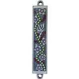 Colorful Flowers Mezuzah