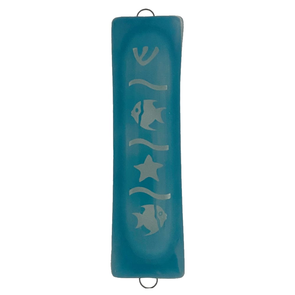 Deep Sea Glass Mezuzah