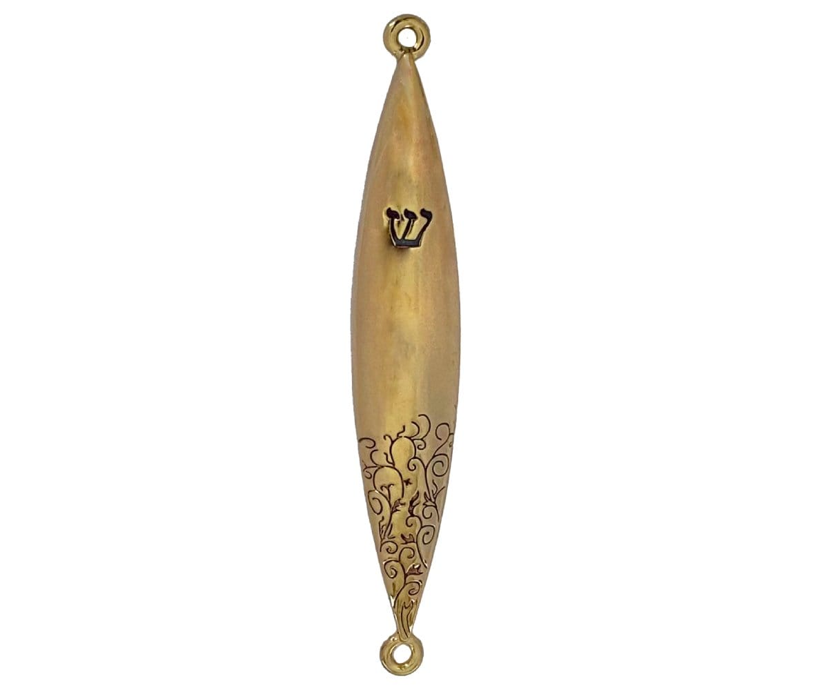 Designer Mezuzah - Gold