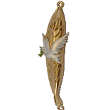 Dove of Peace Mezuzah