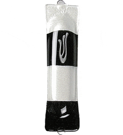 Elegant Glass Mezuzah