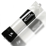Elegant Glass Mezuzah