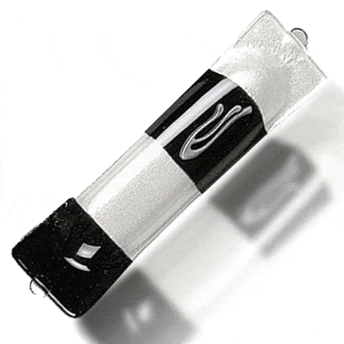 Elegant Glass Mezuzah