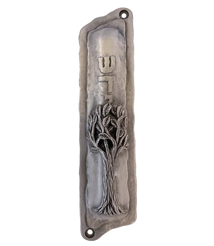 Family Tree Mezuzah- pewter