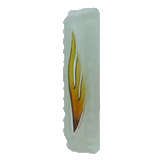 Frosted Glass Mezuzah Shin