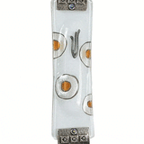 Glass Mezuzah White