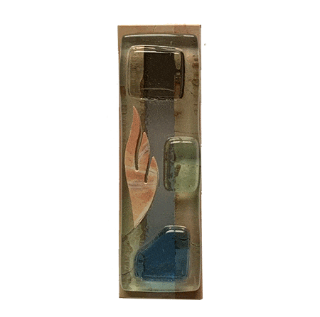 Glass Stone Mezuzah