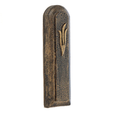 Gold and Black Fusion Mezuzah