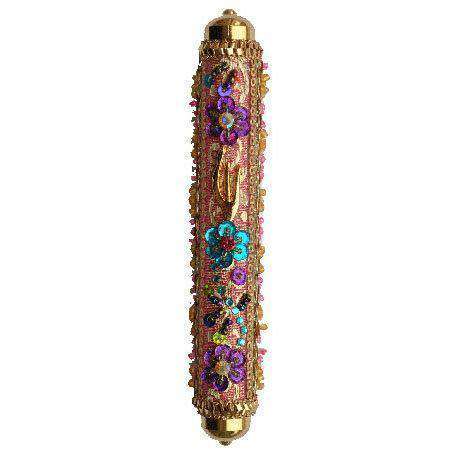 Handmade Sequins Mezuzah