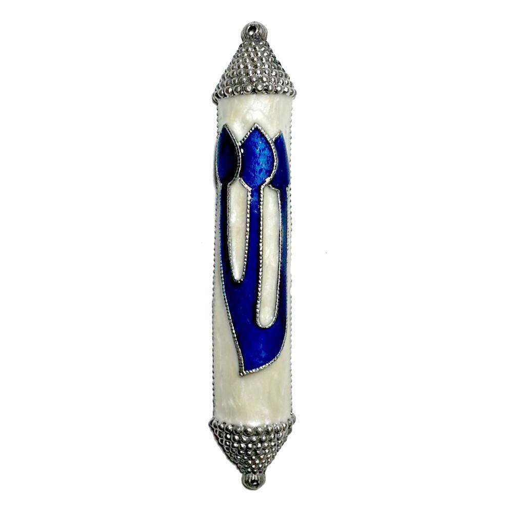 Heavenly White Mezuzah