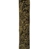 Holy Grapes Brass Mezuzah - Extra Large