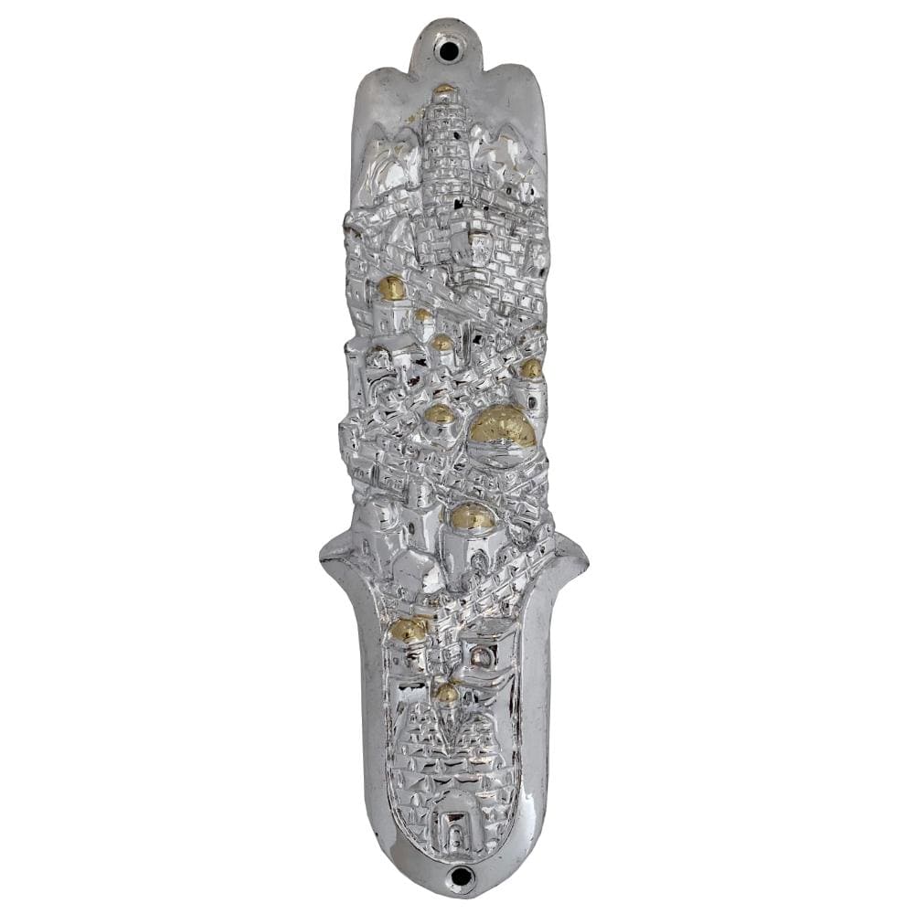 Jerusalem Hamsa Mezuzah