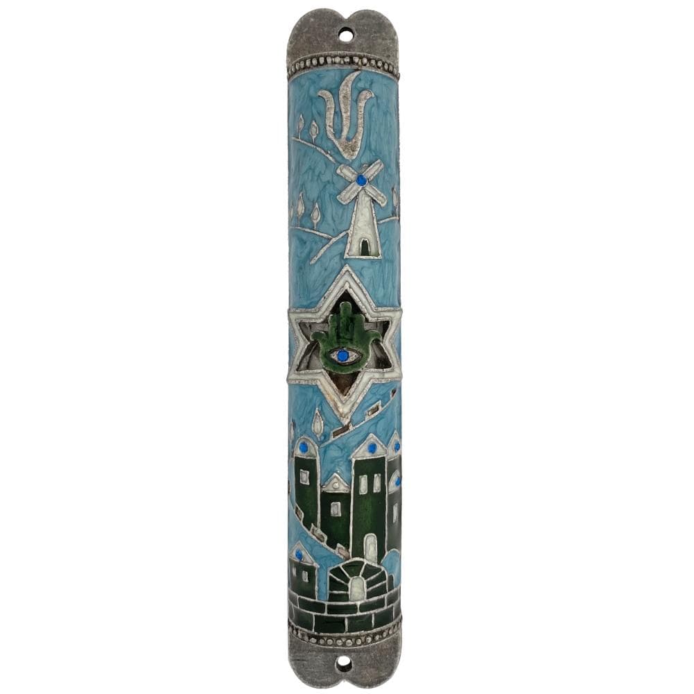 Jerusalem Hamsa Mezuzah