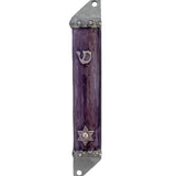 Light Purple Roses Mezuzah