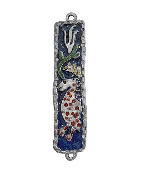Marc Chagall Style Mezuzah