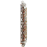 Mosaic Magen David Mezuzah - Brown