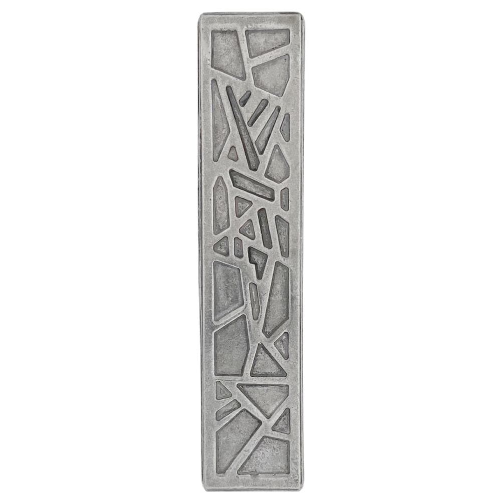 Mosaic Pewter Mezuzah