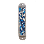 Mosaic Pewter Mezuzah - World