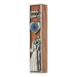 My Beloved and Me Wooden Mezuzah