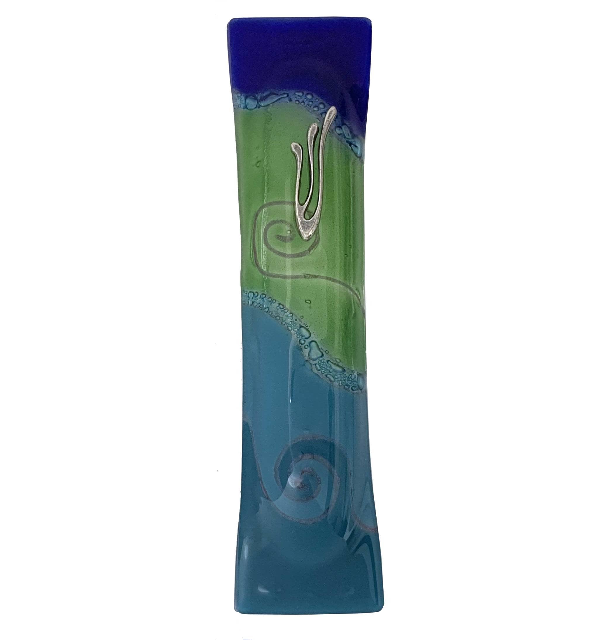 Ocean Glass Mezuzah