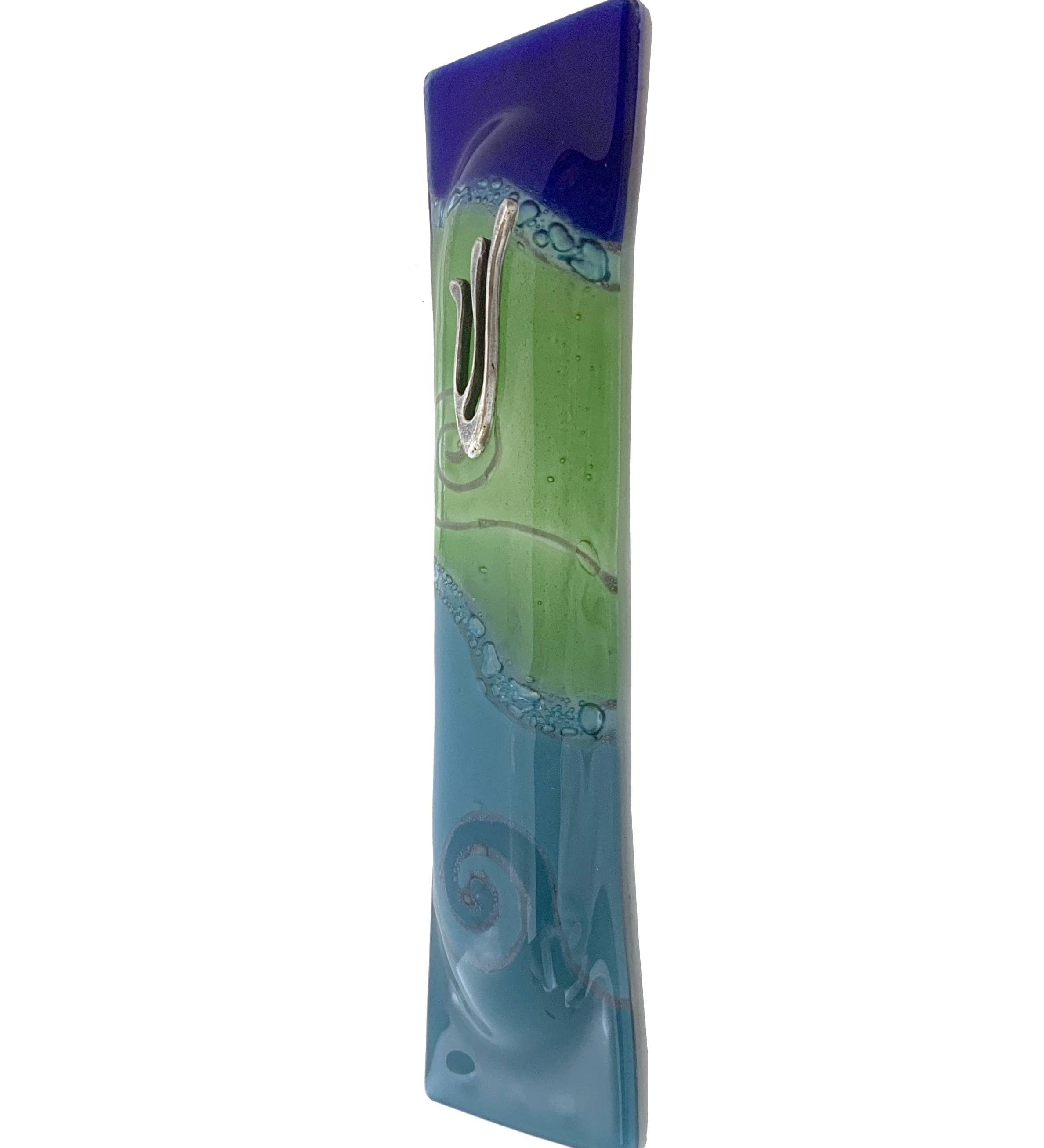 Ocean Glass Mezuzah