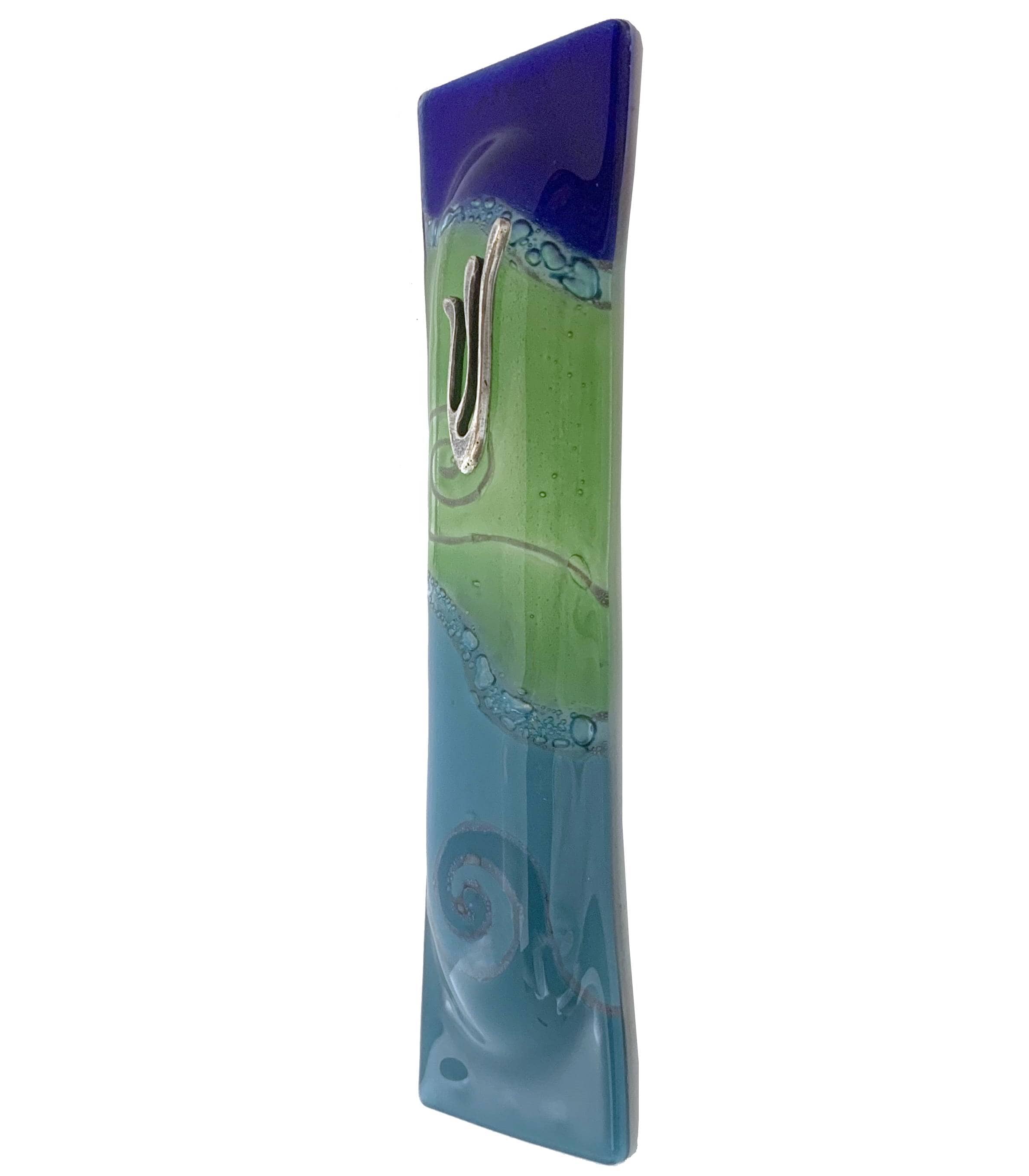 Ocean Glass Mezuzah