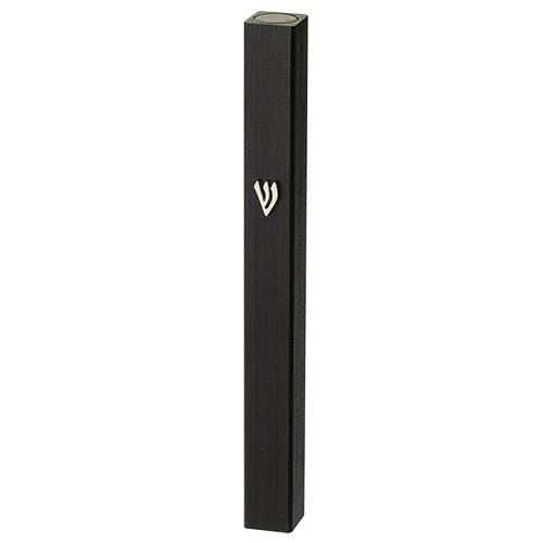 Outdoor Aluminum Mezuzah-black