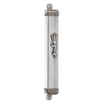 Pewter Hearts Mezuzah