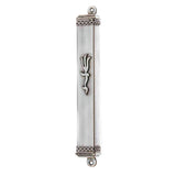 Pewter Hearts Mezuzah