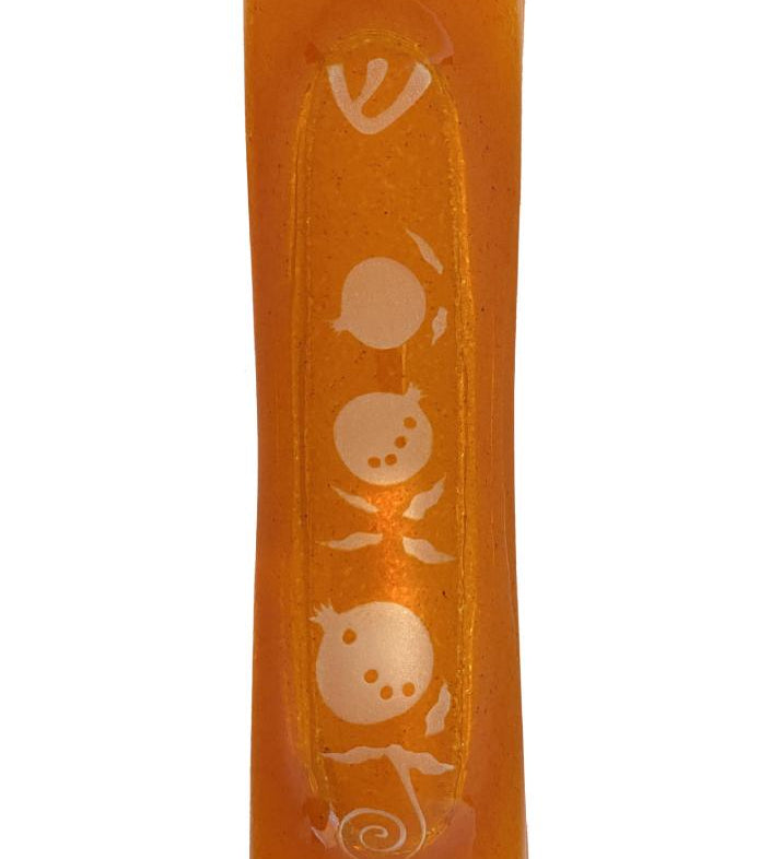 Pomegranate Glass Mezuzah