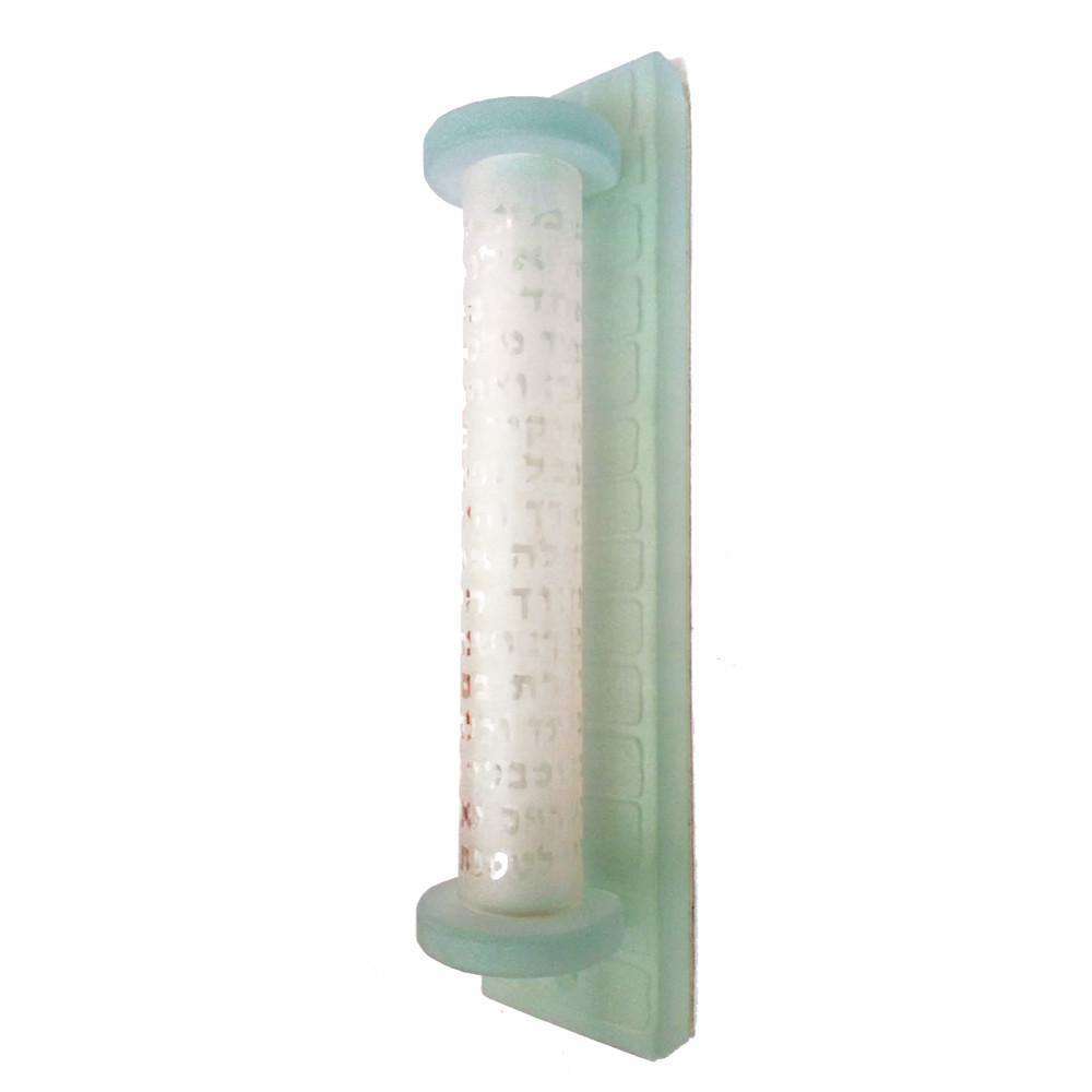 Shema Glass Mezuzah - Extra Large