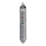 Silver Filigree Accordion Mezuzah