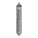 Silver Filigree Accordion Mezuzah