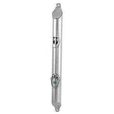 Silver Hamsa Mezuzah