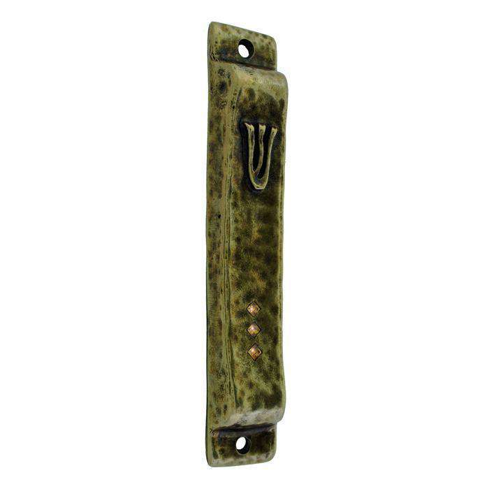 Simple Brass Mezuzah