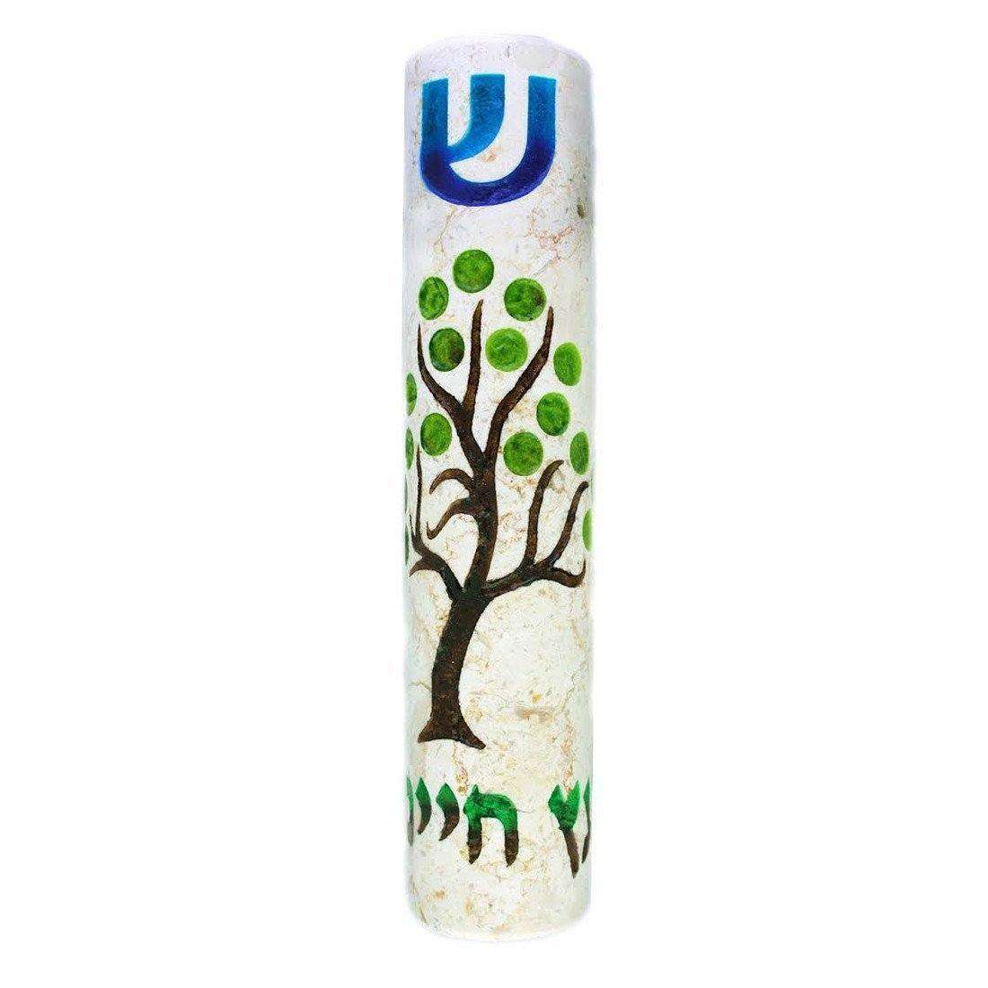 Spring Tree of Life Mezuzah