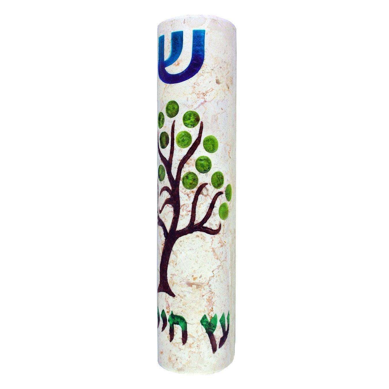 Spring Tree of Life Mezuzah
