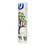 Spring Tree of Life Mezuzah