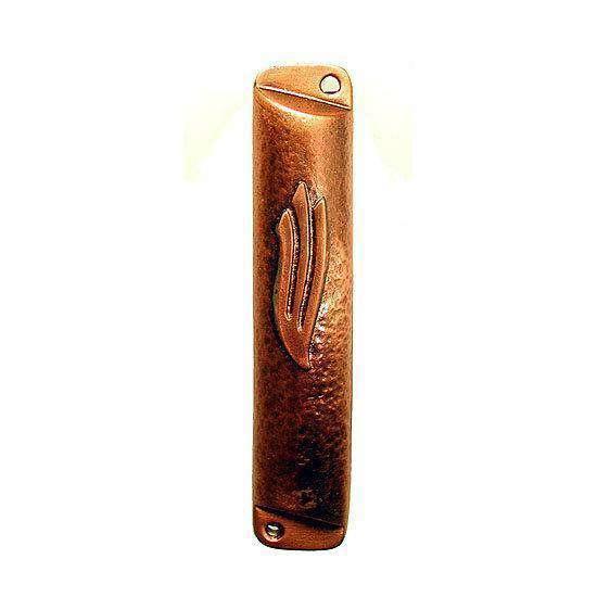 Square Copper Mezuzah