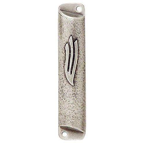 Square Pewter Mezuzah