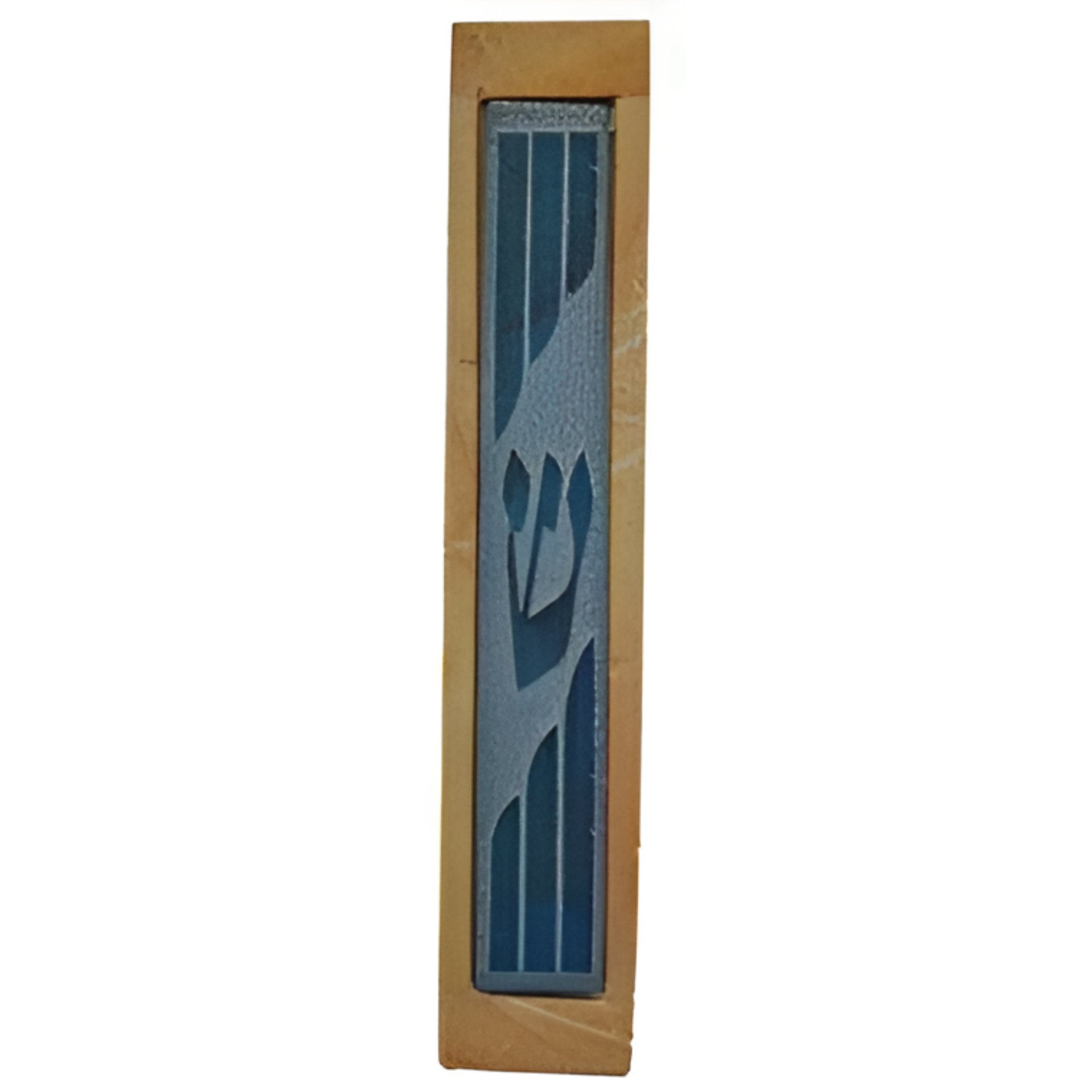 Stone and Glass Mezuzah